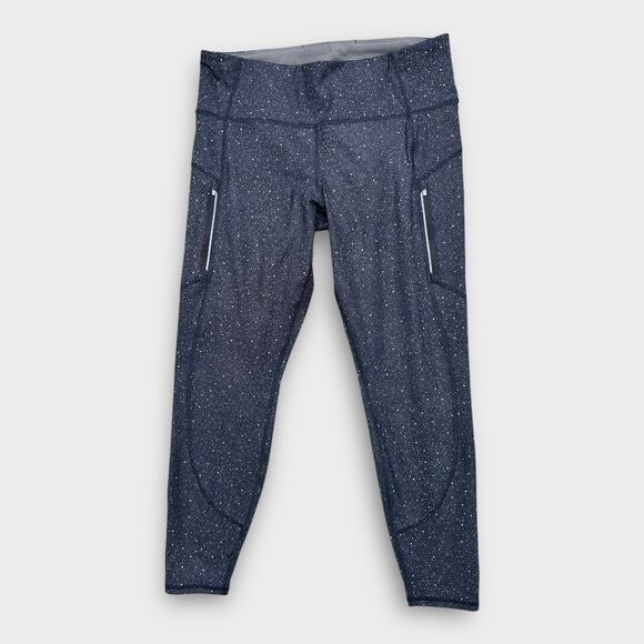 Athleta Pants - Athleta Rainier Reflective Tight Leggings – Black Cosmos – Women’s XL